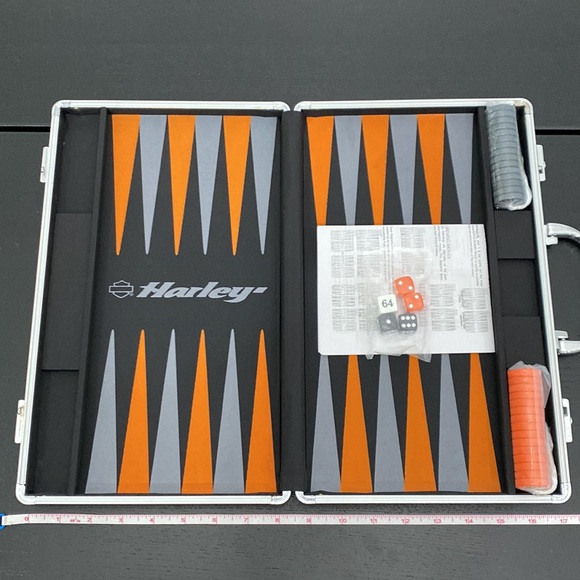 HarleyDavidson Toys Harleydavidson Backgammon Set In Case Poshmark